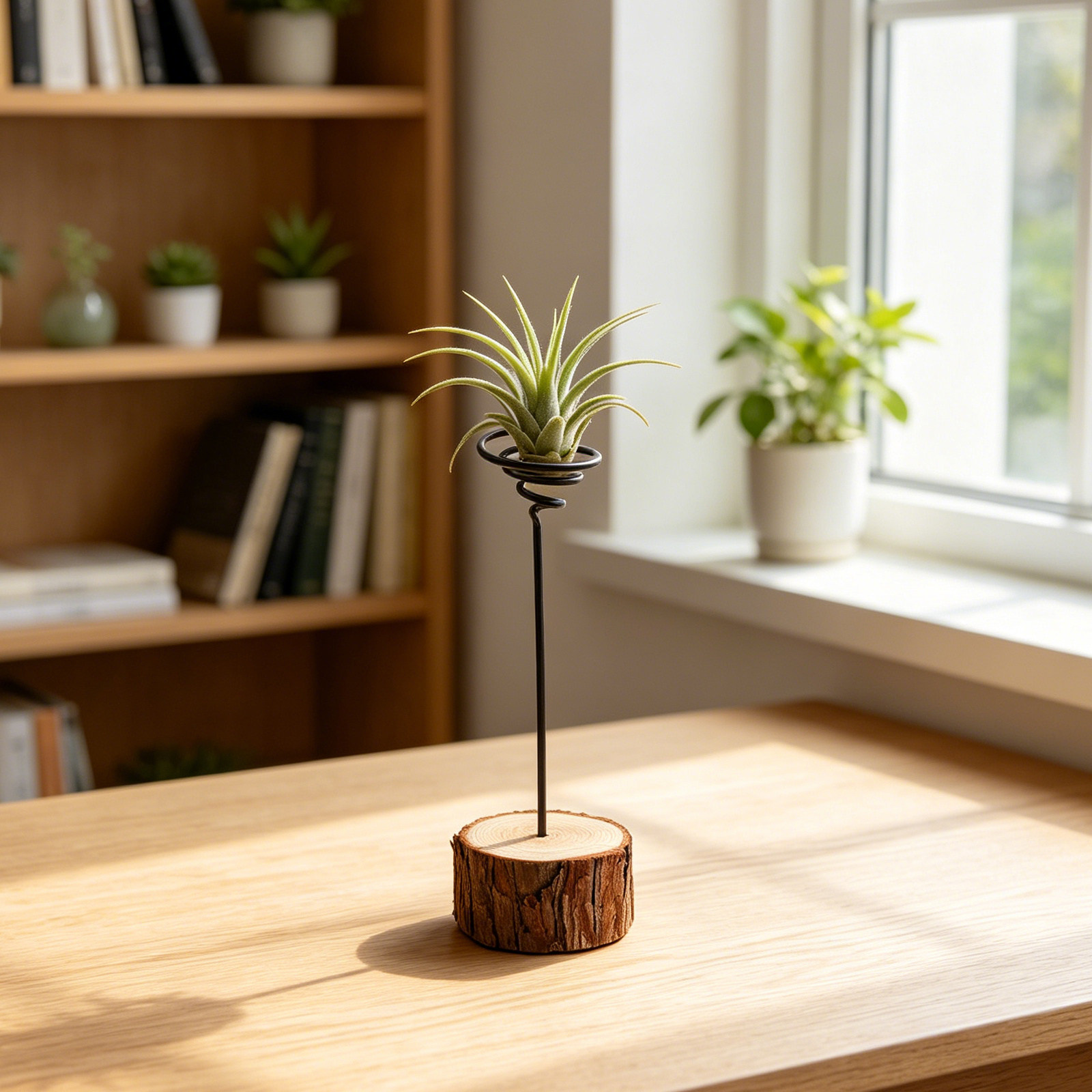 Air Plant Tillandsia - Mini Supporto da Tavolo per Piante