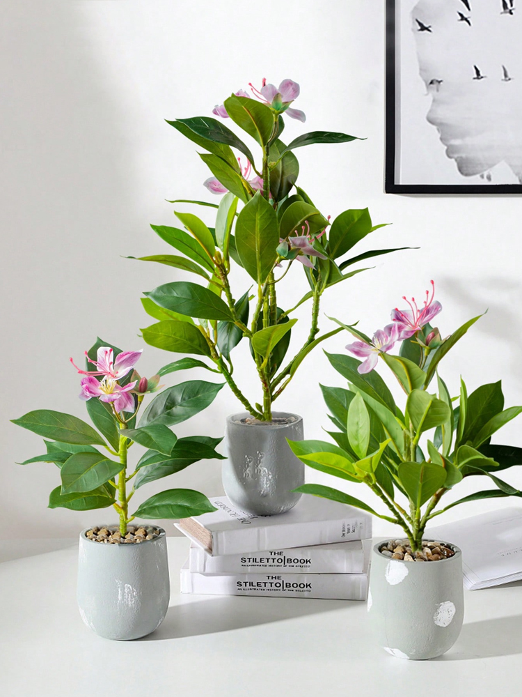 Rubber Plant Ficus - Piante Azaleas artificiali da 21-40 cm